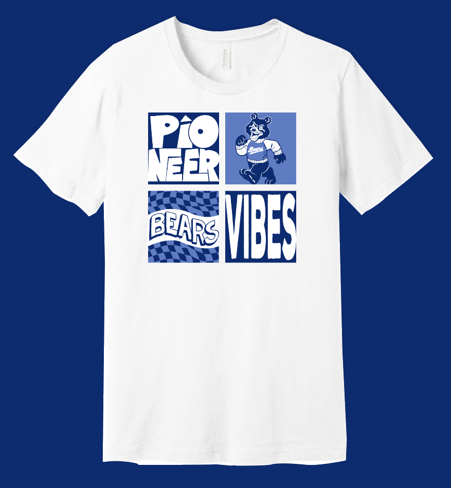 Pioneer "Vibes" Design S/S T-shirt (white)