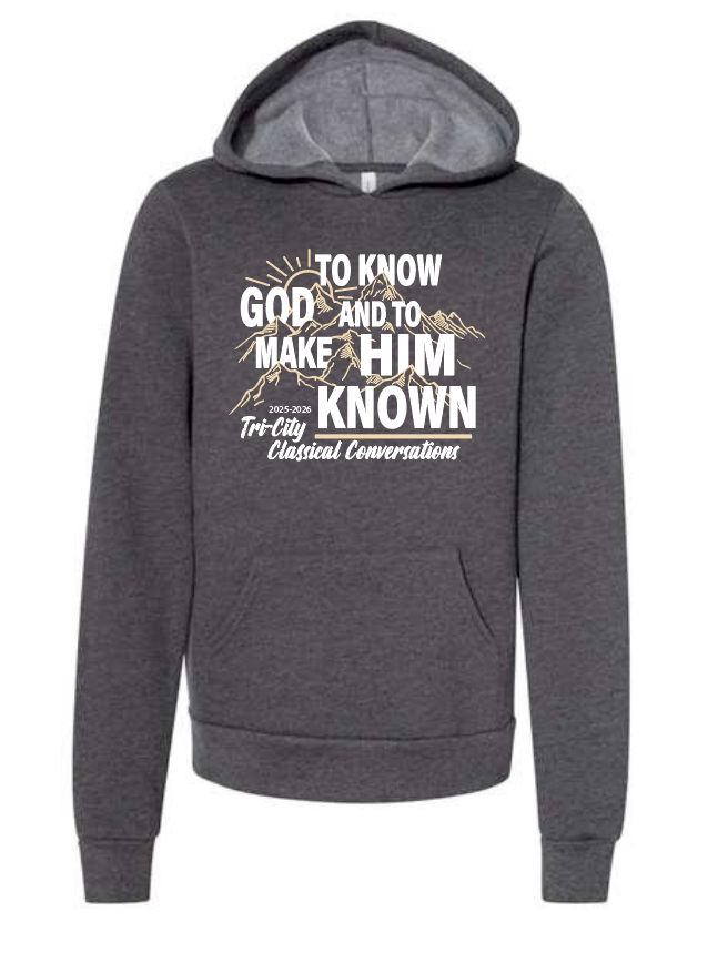 Tri City Classic Conversations Hooded Sweatshirt (dark heather)