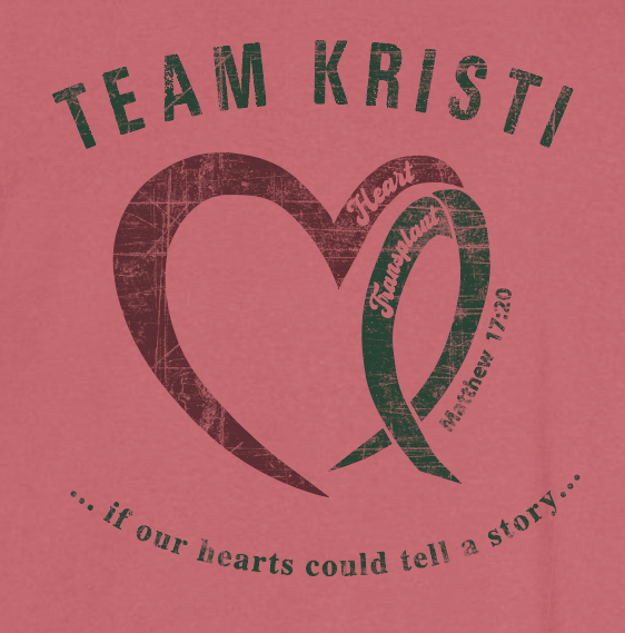 Team Kristi "Heart" Design S/S T-shirt (youth)