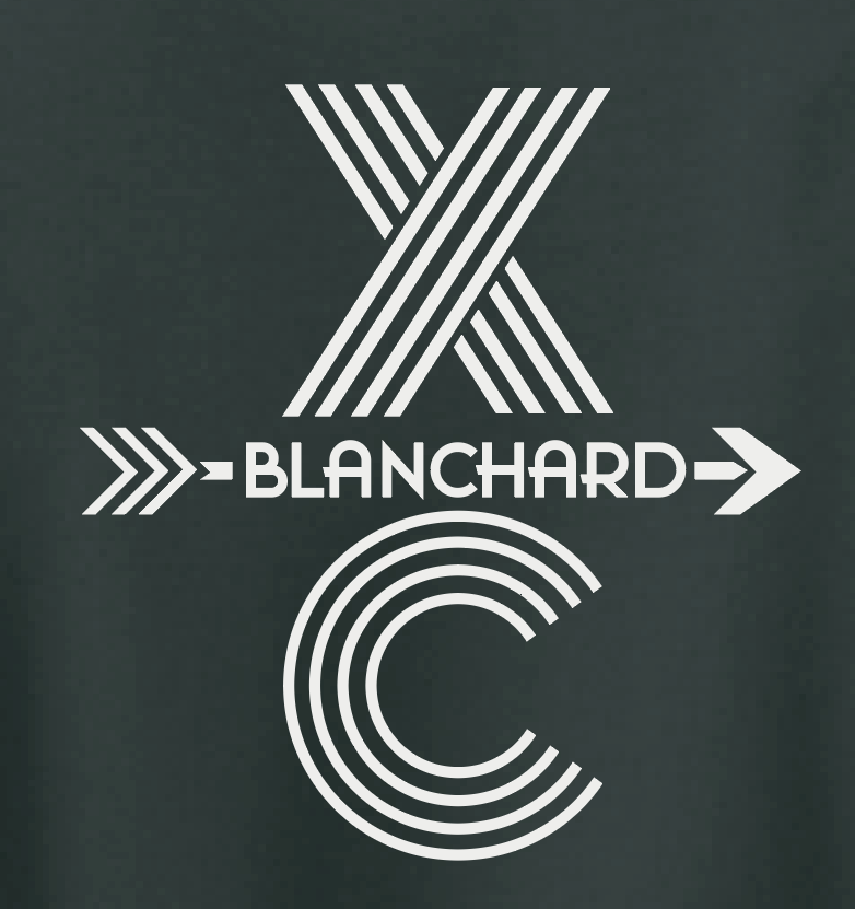 Blanchard XC "Tri-line XC" Design Crewneck Sweatshirt (black)