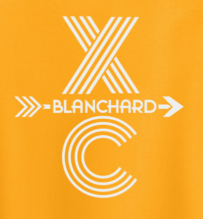 Blanchard XC "Tri-line XC" Design L/S Performance T-shirt (gold)