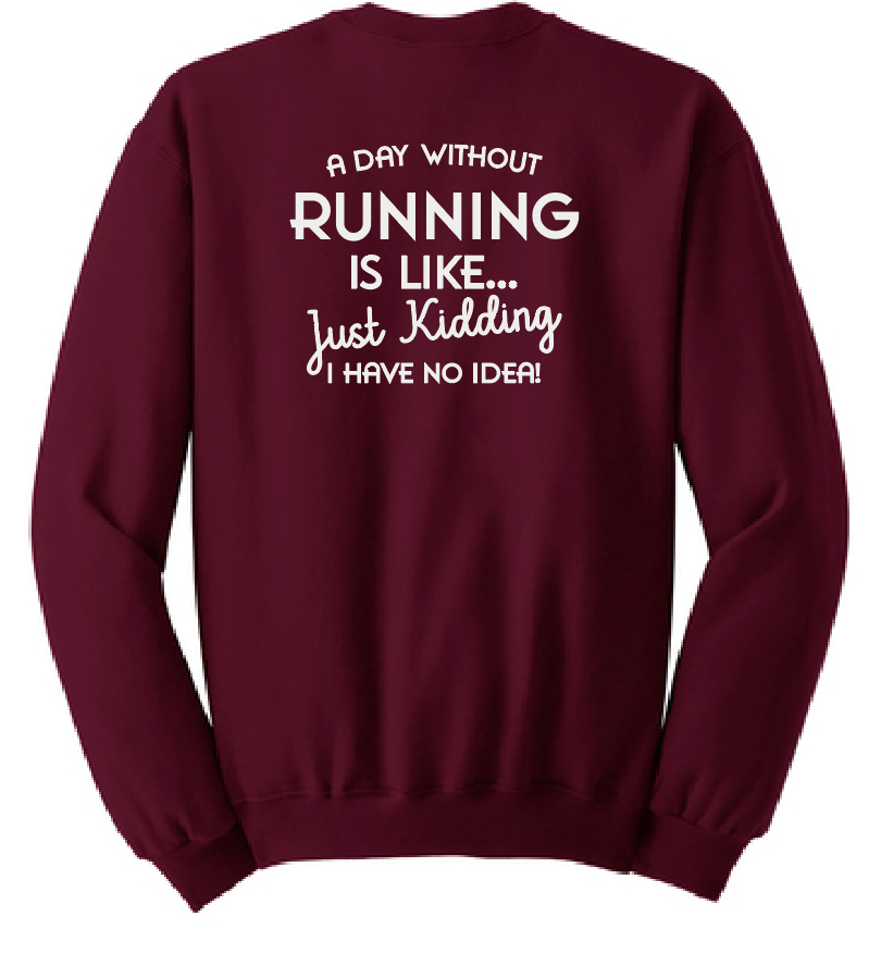 Blanchard XC "Tri-line XC" Design Crewneck Sweatshirt (maroon)
