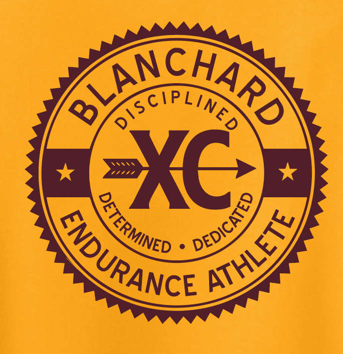 Blanchard XC "Seal" Design S/S Performance T-shirt (gold)