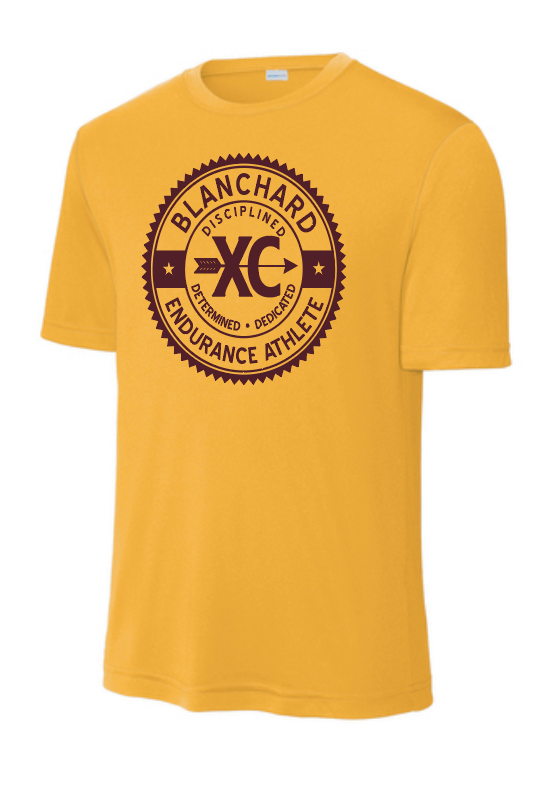 Blanchard XC "Seal" Design S/S Performance T-shirt (gold)