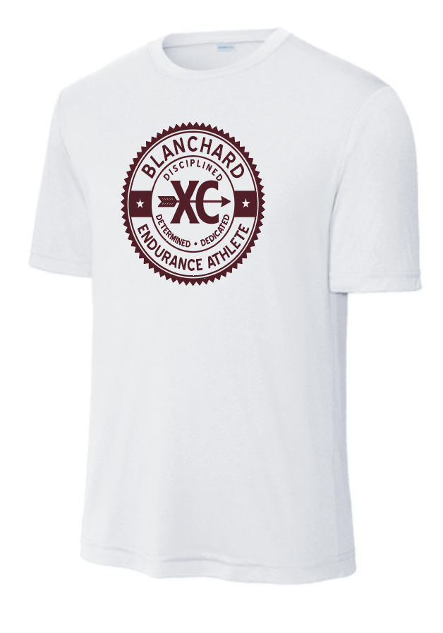 Blanchard XC "Seal" Design S/S Performance T-shirt (white)