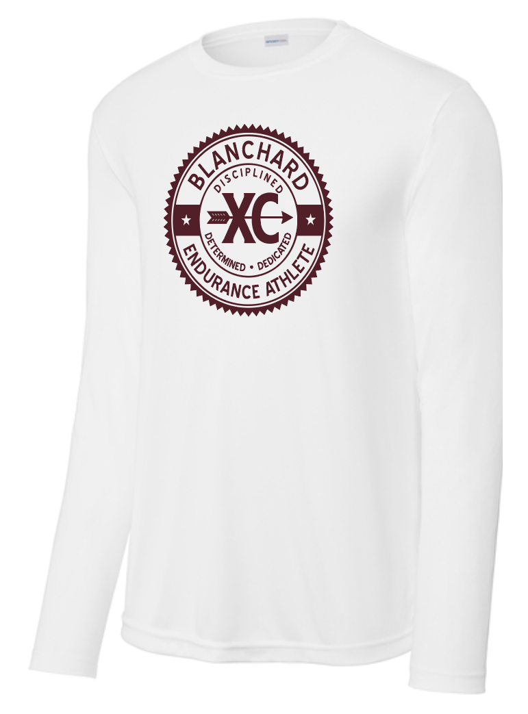 Blanchard XC "Seal" Design L/S Performance T-shirt (white)