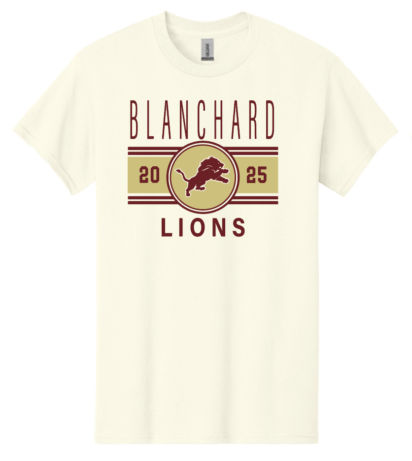 Blanchard PTO "Big Stripe" Design BellaCanvas S/S T-shirt (natural)
