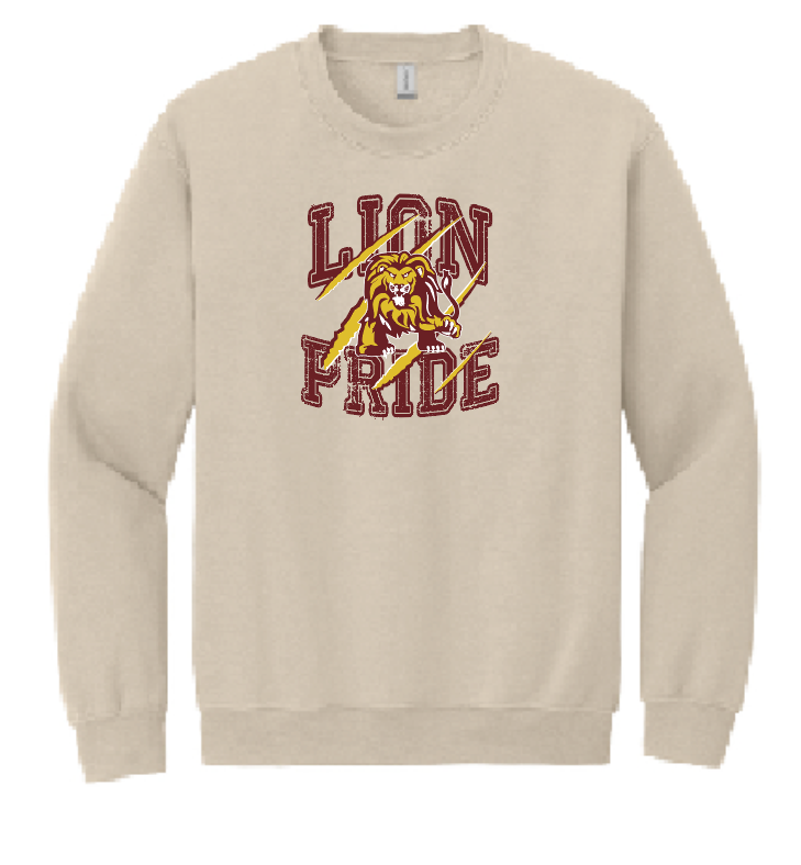 Blanchard PTO "Pride" Design Jerzees Sweatshirt (sand)