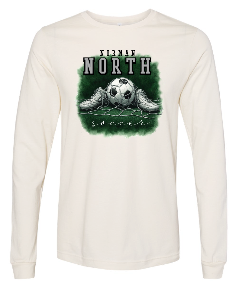 NN Girls Soccer "Still Life" Design L/S T-shirt