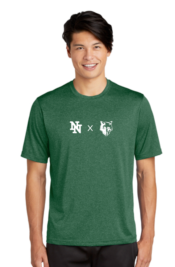 NN Girls Soccer "Simple +" Design S/S Performance T-shirt (green)