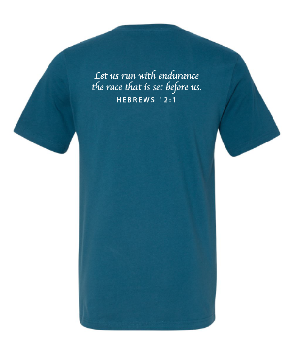 COACH Staff BellaCanvas S/S V-neck T-shirt (teal)