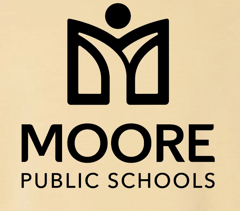 Moore Public Schools "Logo" Comfort Washed Crewneck Sweatshirt (yellow)