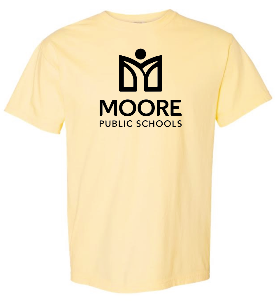 Moore Public Schools "Logo" Comfort Colors S/S T-shirt (butter)