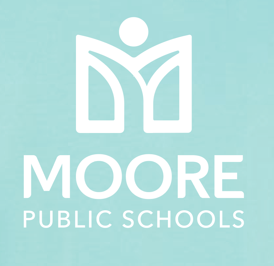 Moore Public Schools "Logo" Comfort Colors Crewneck Sweatshirt (mint)
