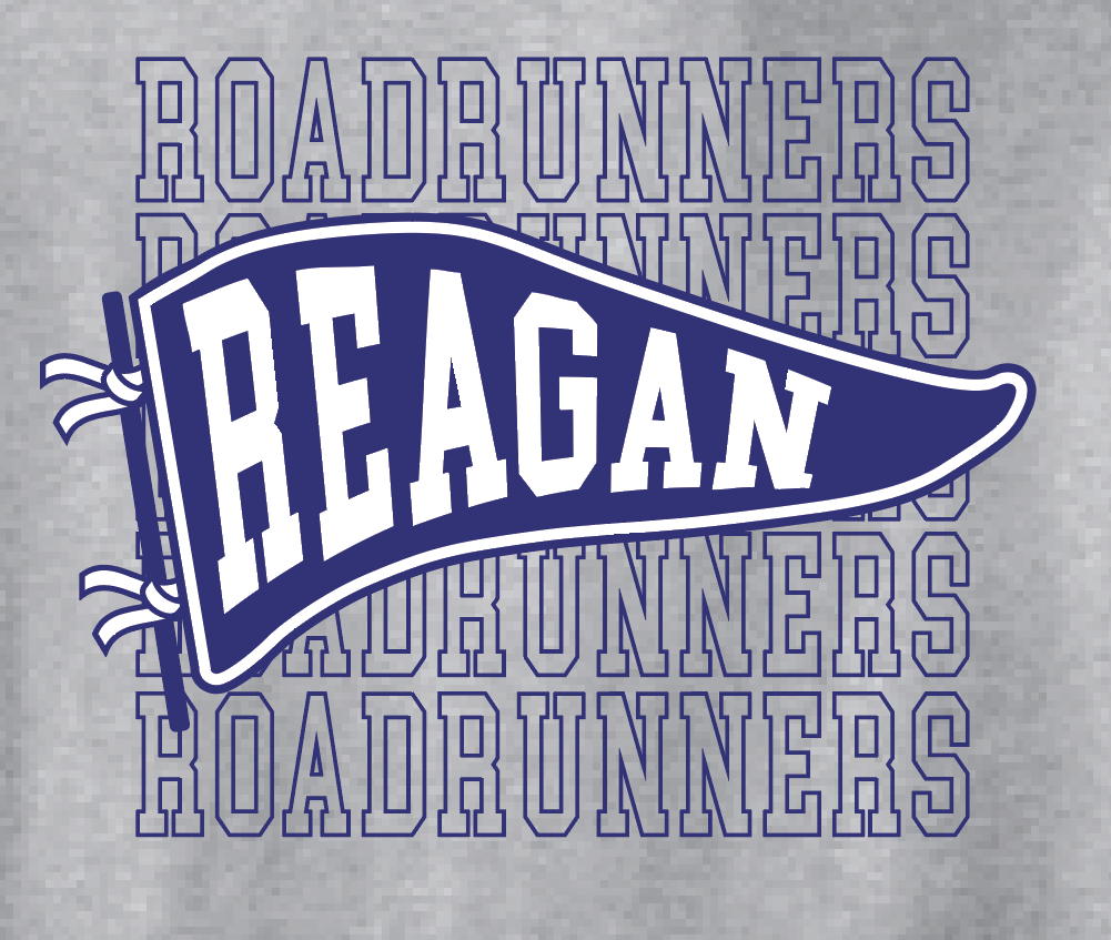 Reagan "Pennant" Design S/S T-shirt
