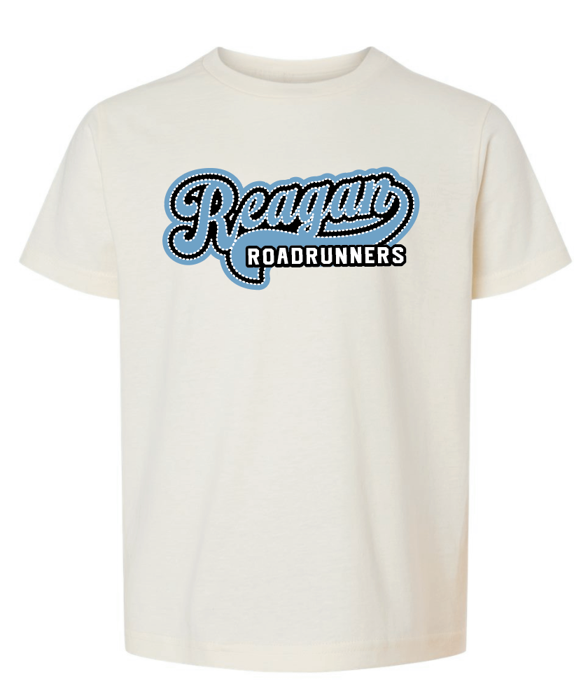 Reagan "Script Stitch" Design S/S T-shirt
