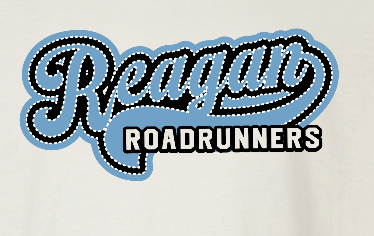 Reagan "Script Stitch" Design S/S T-shirt
