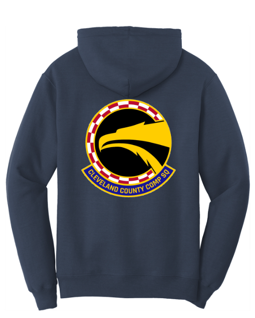 Cleveland County Composite Squadron Hooded Sweatshirt (navy)