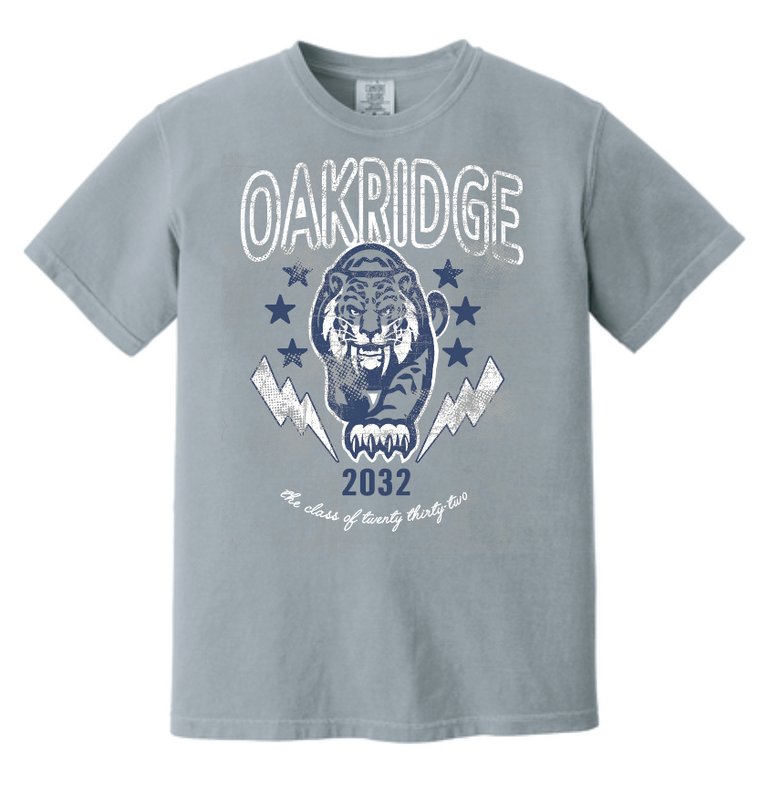 Oakridge 6th "Class of 2032" Design S/S T-shirt (granite)