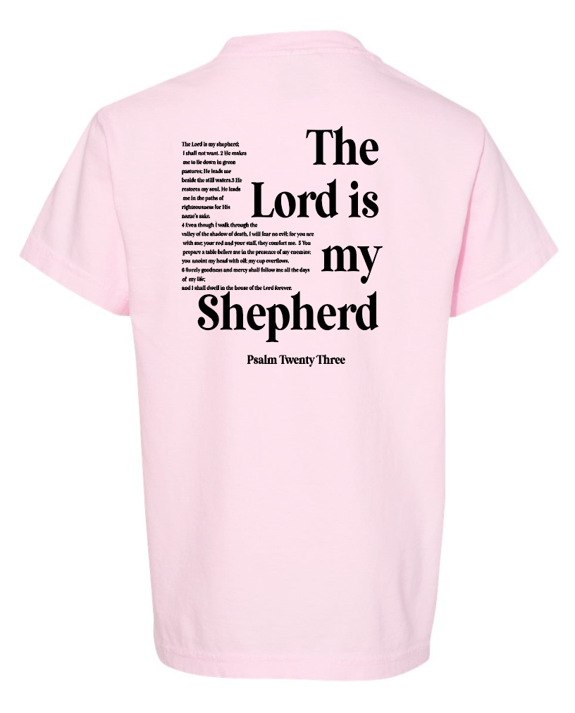 St. Andrews "Psalm 23" Design Comfort Colors S/S T-shirt (blossom)(youth)