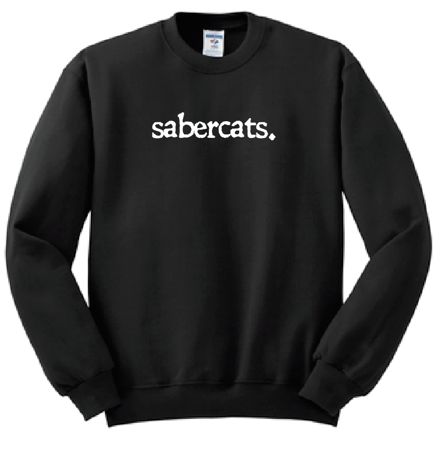 Southmoore PTSA "Typewriter" Design Crewneck Sweatshirt (black)
