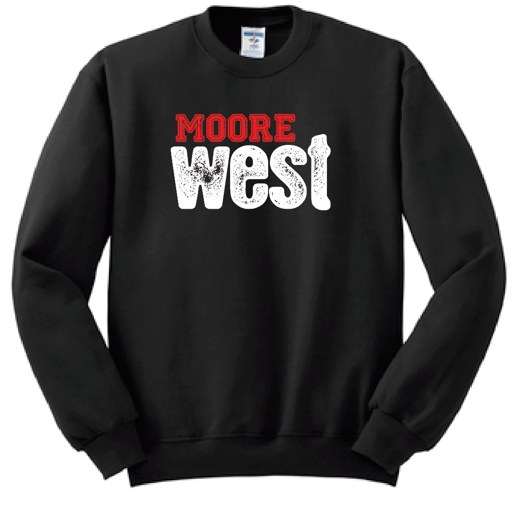 Moore West "Crusty" Design Crewneck Sweatshirt