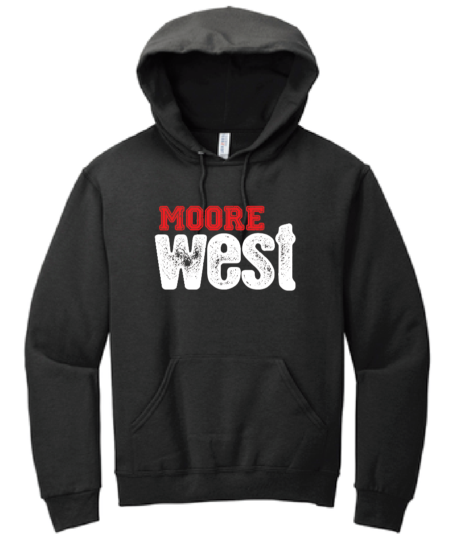 Moore West "Crusty" Design Hooded Sweatshirt