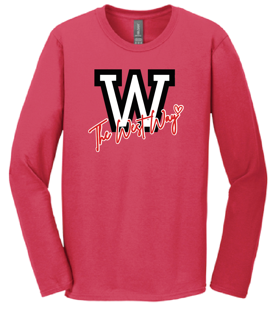 Moore West Staff "West Way" Design L/S T-shirt