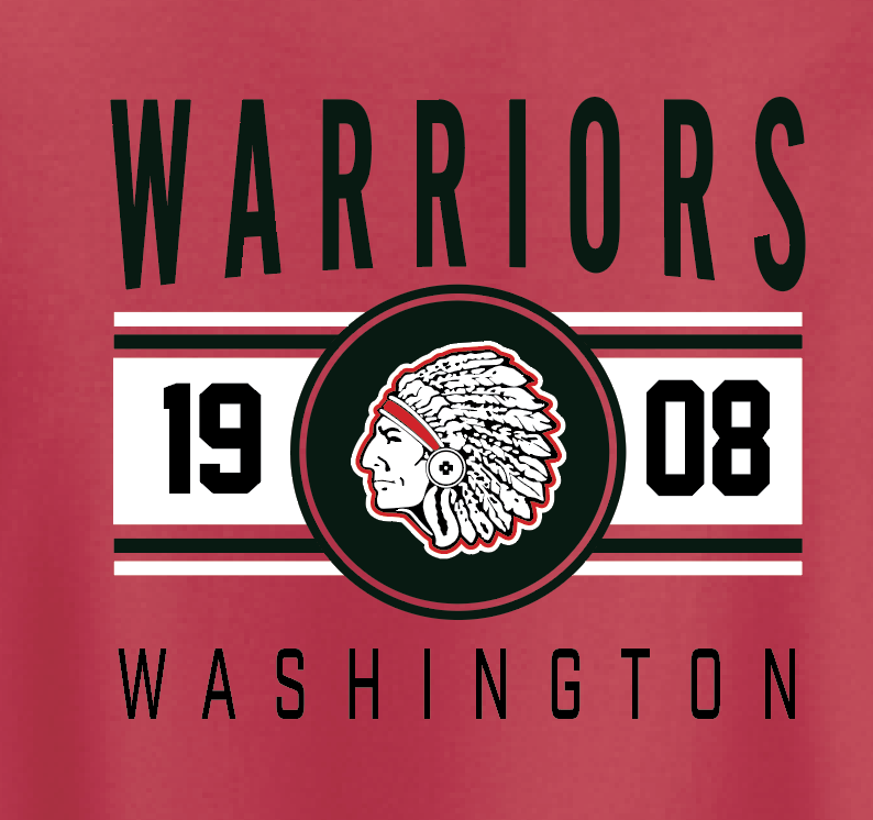 Washington (OK) Elementary "1908" Design Hooded Sweatshirt