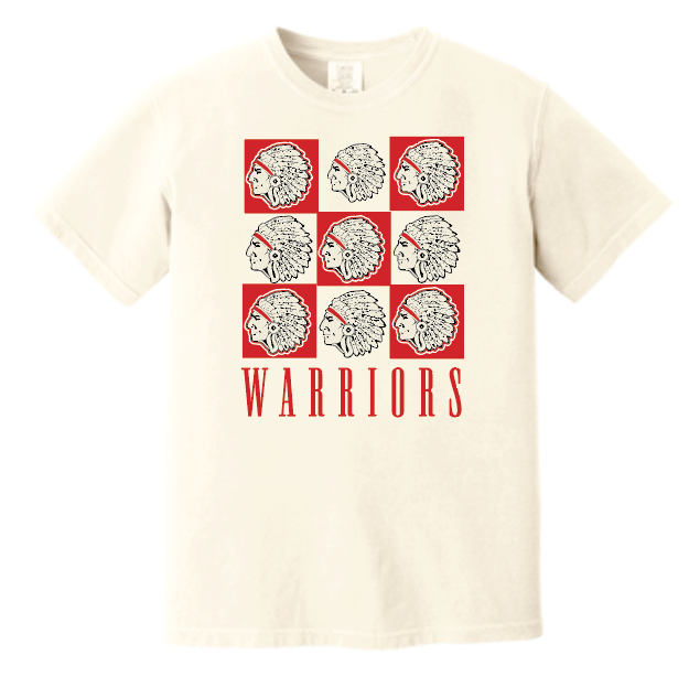Washington (OK) Elementary "Mascot Checker" Design Comfort Colors S/S T-shirt