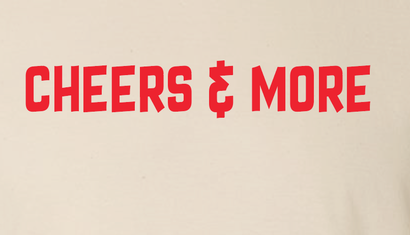 Cheers and More "Team Blocks" Design S/S BellaCanvas T-shirt