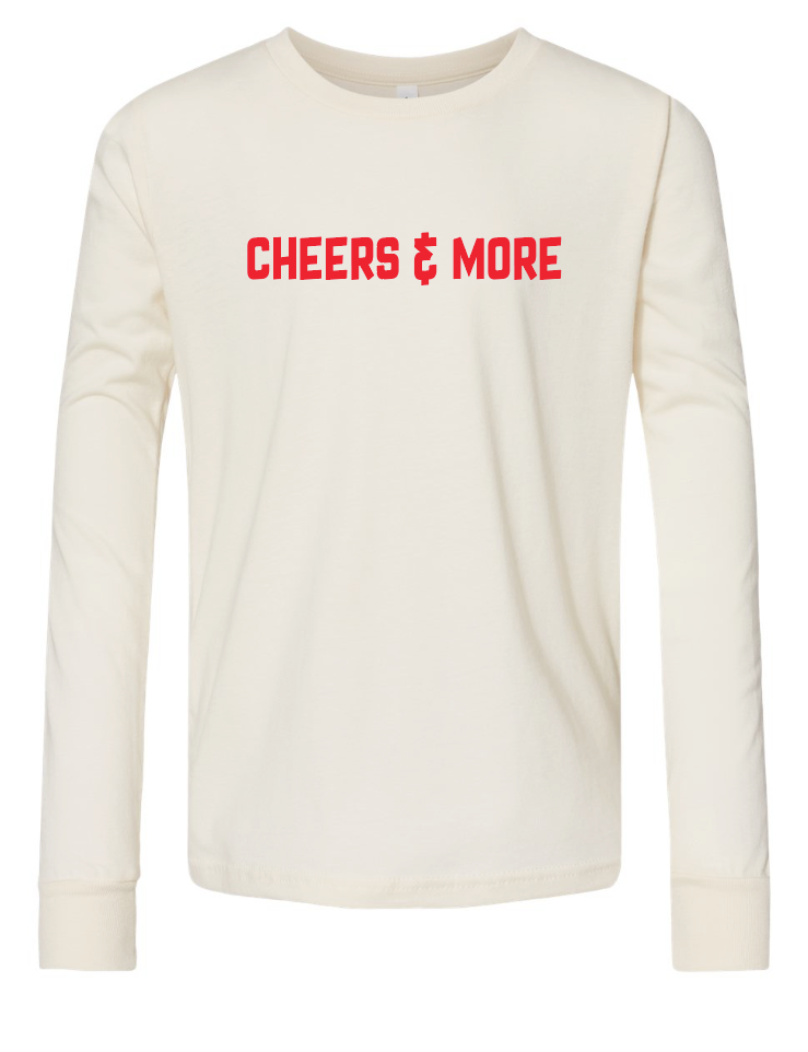 Cheers and More "Team Blocks" Design L/S BellaCanvas T-shirt