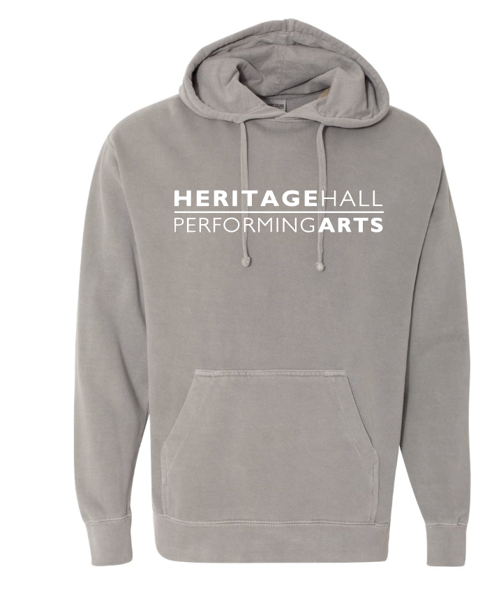 Heritage Hall Performing Arts "Logo" Design Hooded Sweatshirt (grey) (adult)