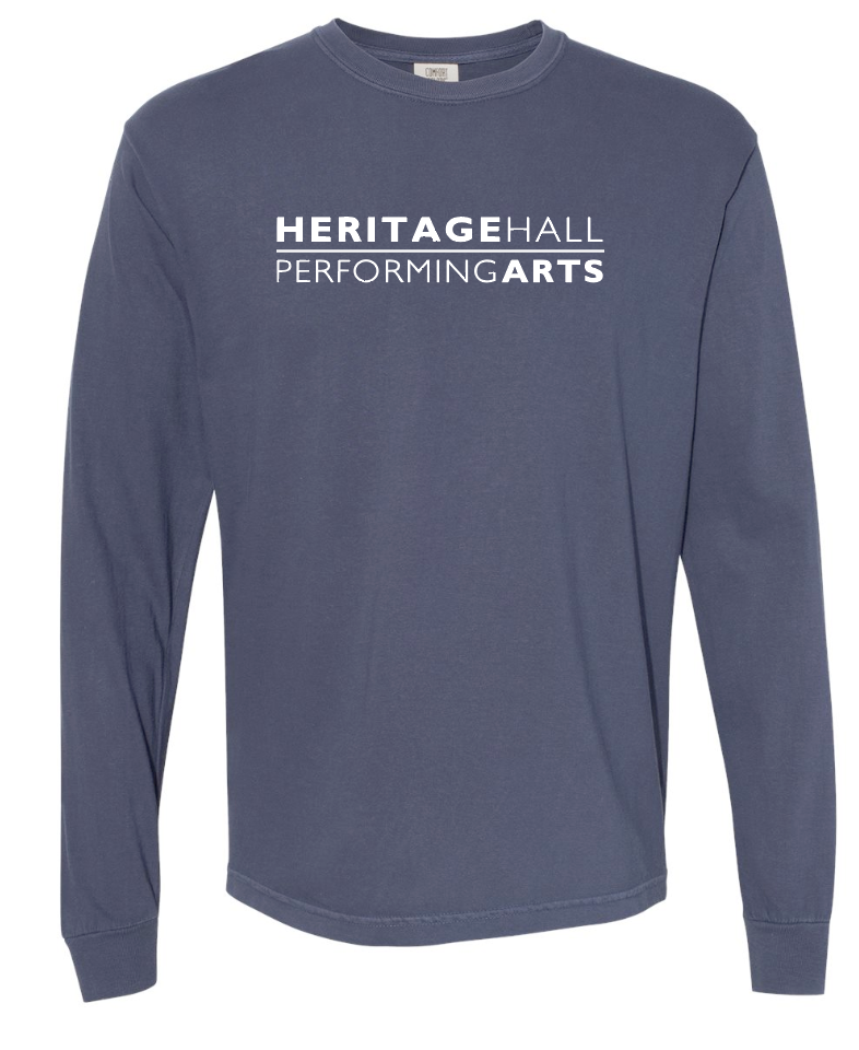 Heritage Hall Performing Arts "Logo" Design L/S T-shirt (navy)