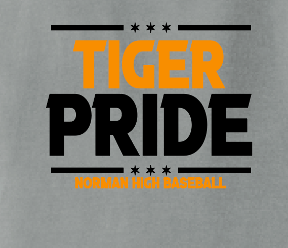 NHS Baseball "Pride" Design Hooded Sweatshirt (heather)