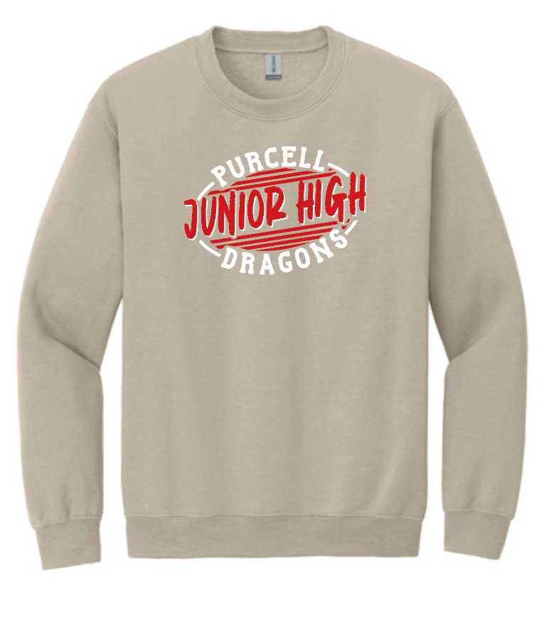 Purcell Jr High STUCO Crewneck Sweatshirt (sand)