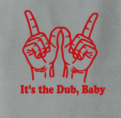 Washington STUCO "It's the Dub, Baby" Design Comfort Colors S/S T-shirt (granite)
