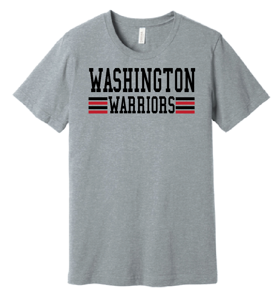 Washington High "Simple Stripe" Softstyle S/S T-shirt