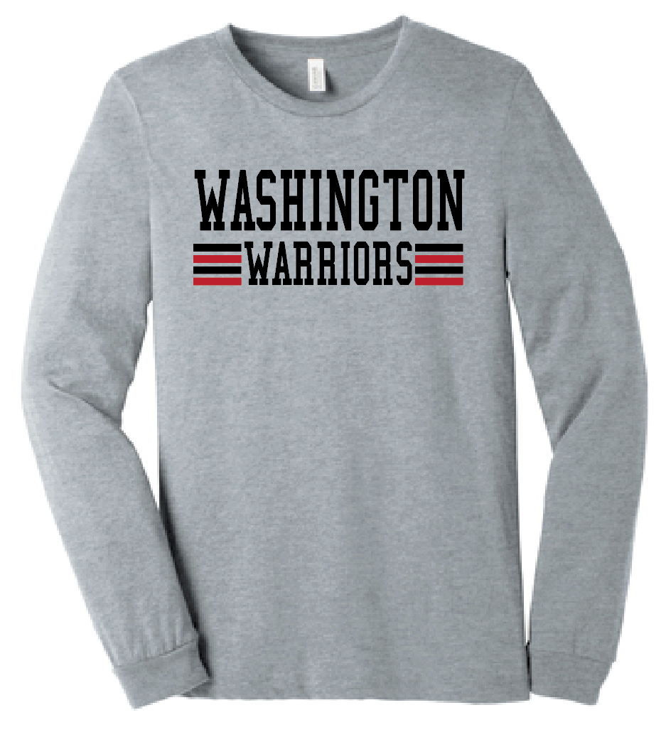 Washington High "Simple Stripe" Softstyle L/S T-shirt