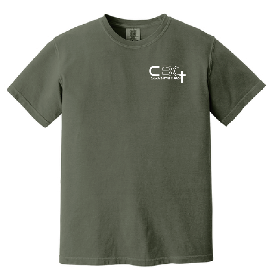 Calvary Baptist Church Comfort Colors S/S T-shirt (moss)