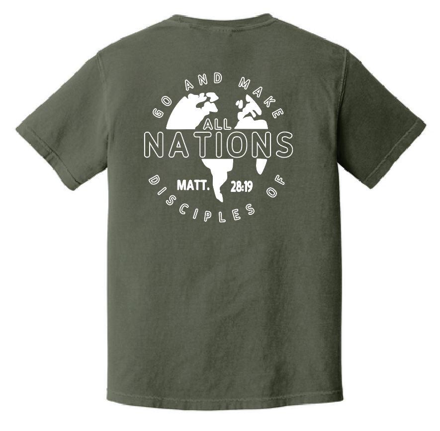 Calvary Baptist Church Comfort Colors S/S T-shirt (moss)