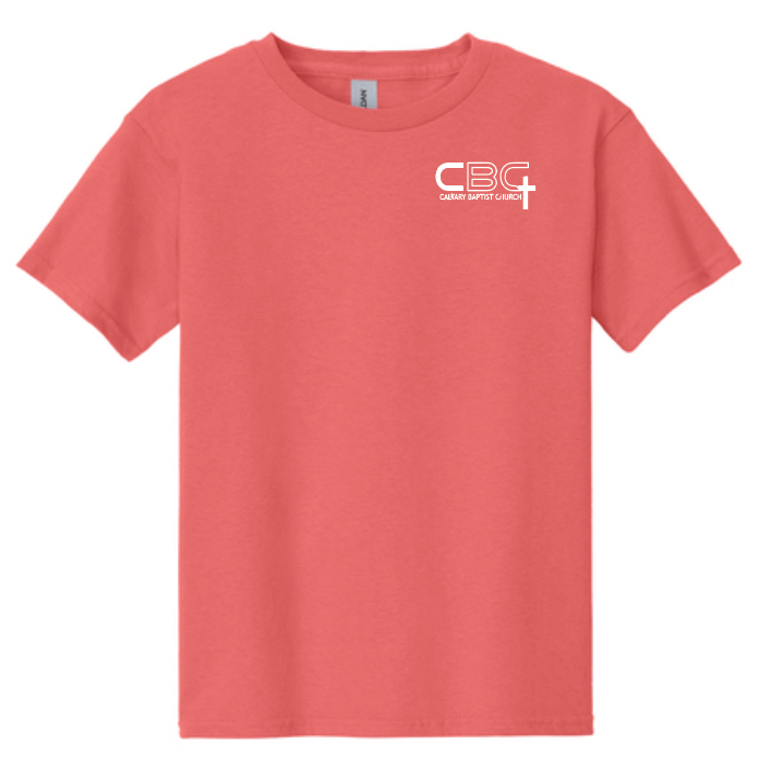Calvary Baptist Church Gildan S/S T-shirt (coral silk)