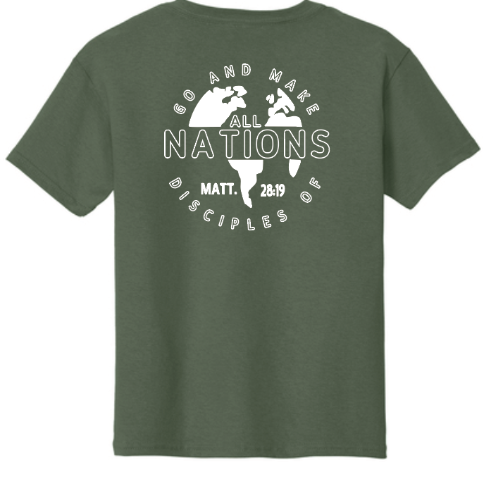 Calvary Baptist Church Gildan S/S T-shirt (mil green)