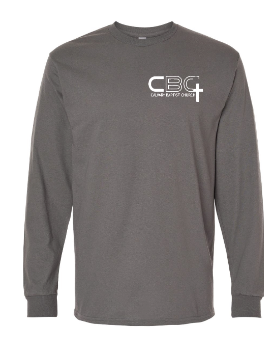 Calvary Baptist Church Gildan L/S T-shirt (charcoal)