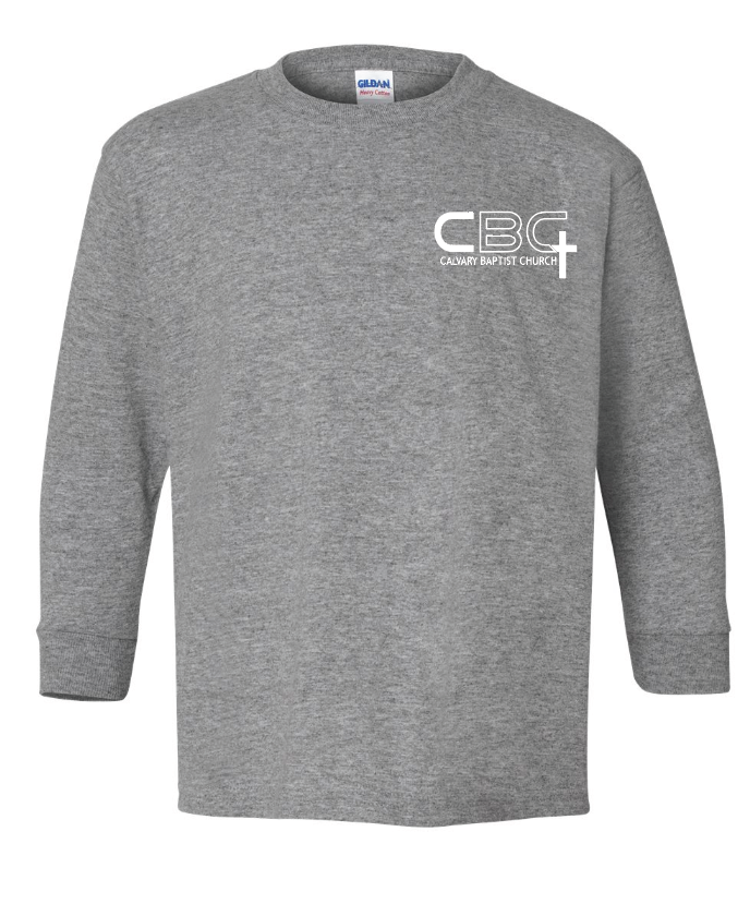 Calvary Baptist Church Gildan L/S T-shirt (heather)(youth only)
