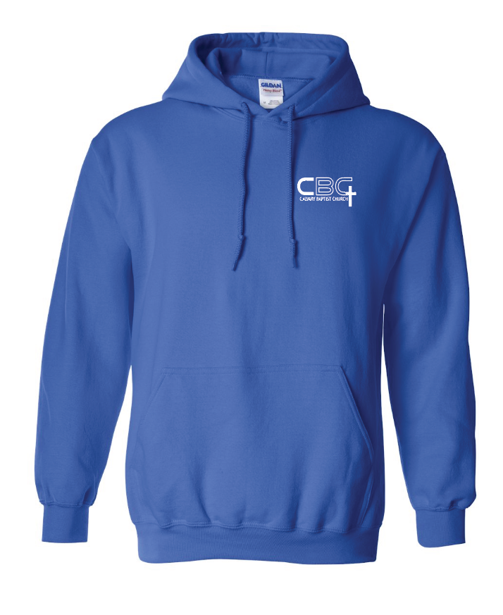 Calvary Baptist Church Gildan Hooded Sweatshirt (royal)