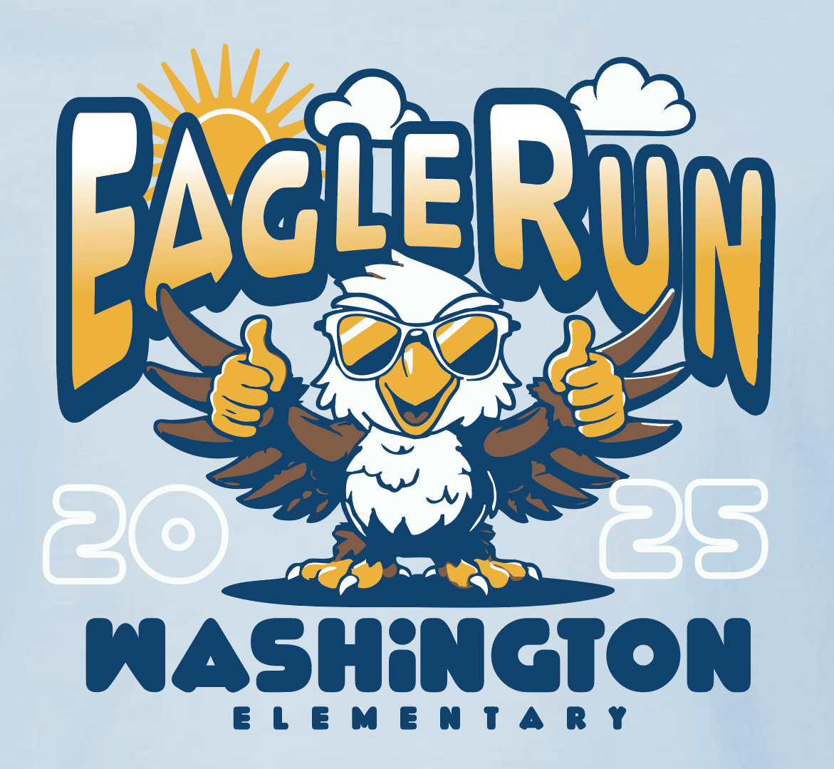 Washington Eagles "Eagle Run" Design S/S T-shirt