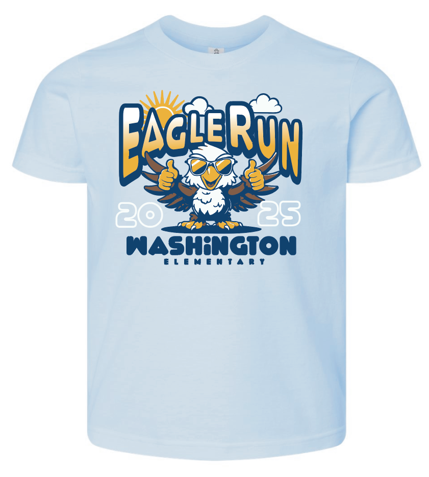 Washington Eagles "Eagle Run" Design S/S T-shirt