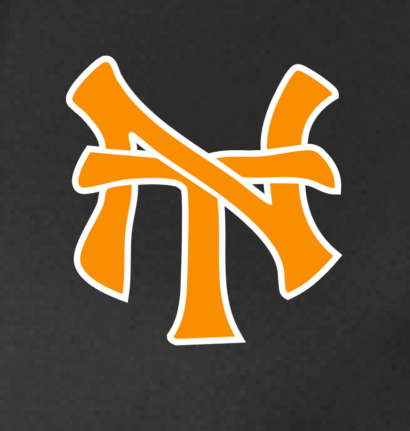 NHS Baseball "NT" Design Moisture Wicking Hooded Sweatshirt (black)