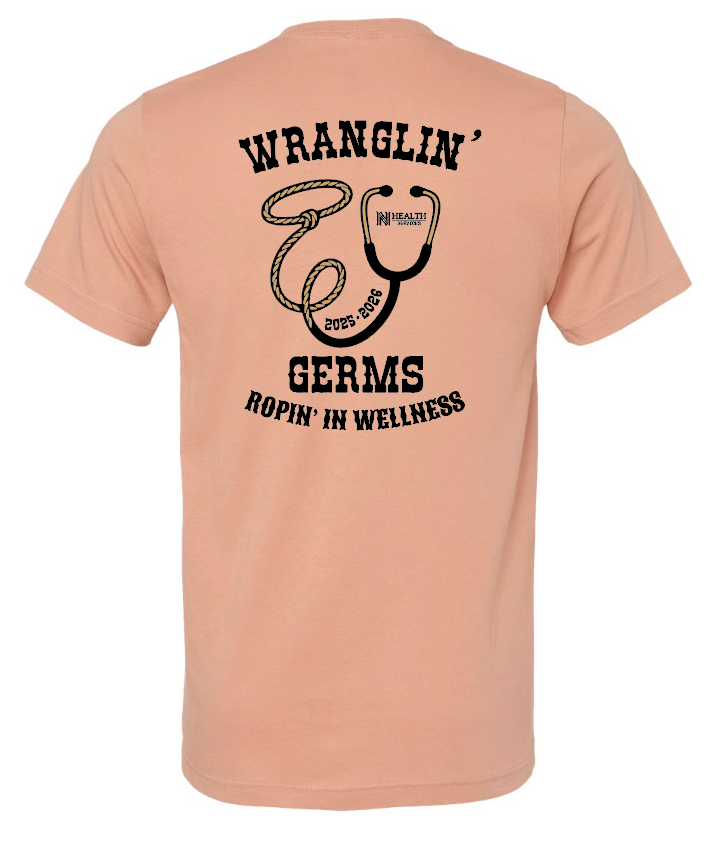 NPS Health Services "Western" Design Unisex S/S T-shirt (terracotta)